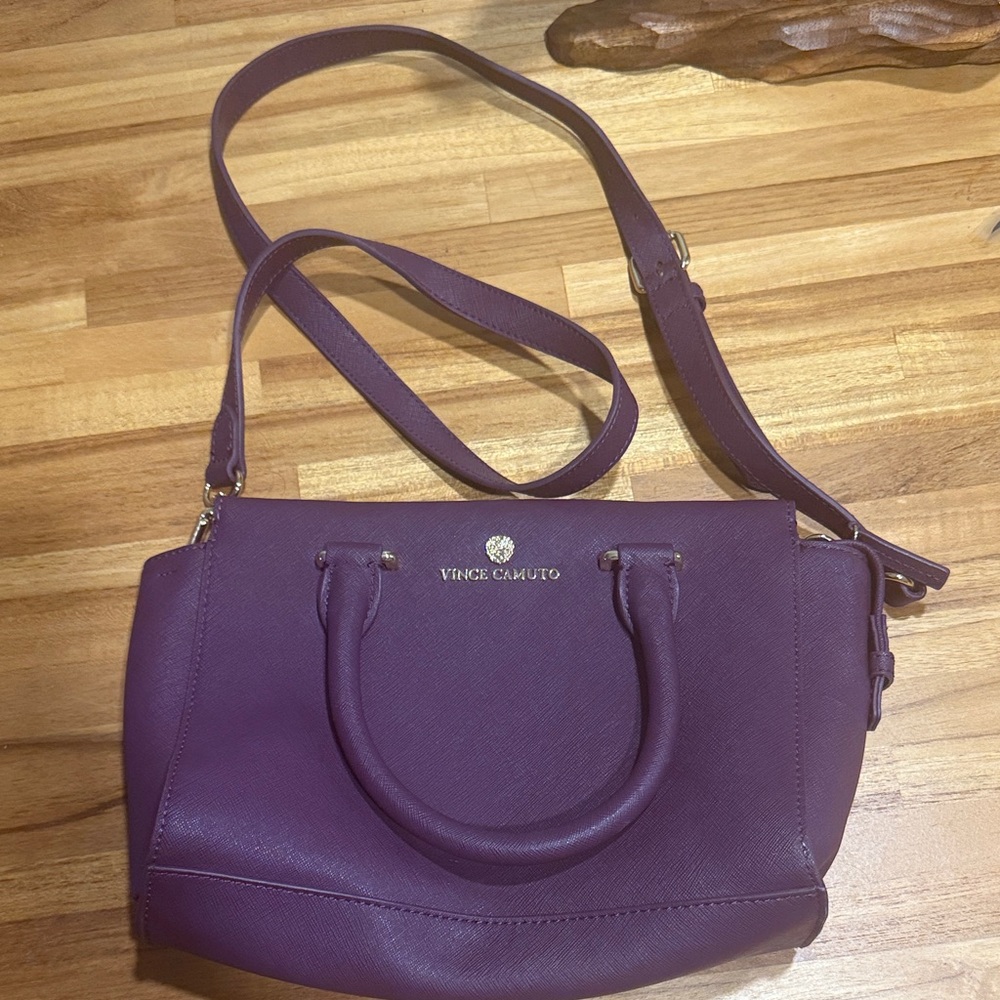 Vince Camuto Rich Purple Satchel